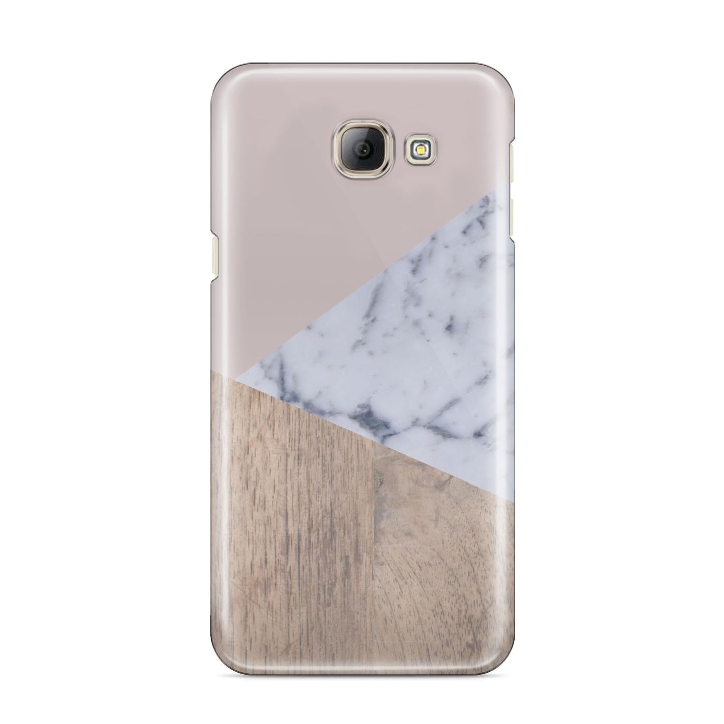 Marble Wood Geometric 7 Samsung Galaxy A8 2016 Case