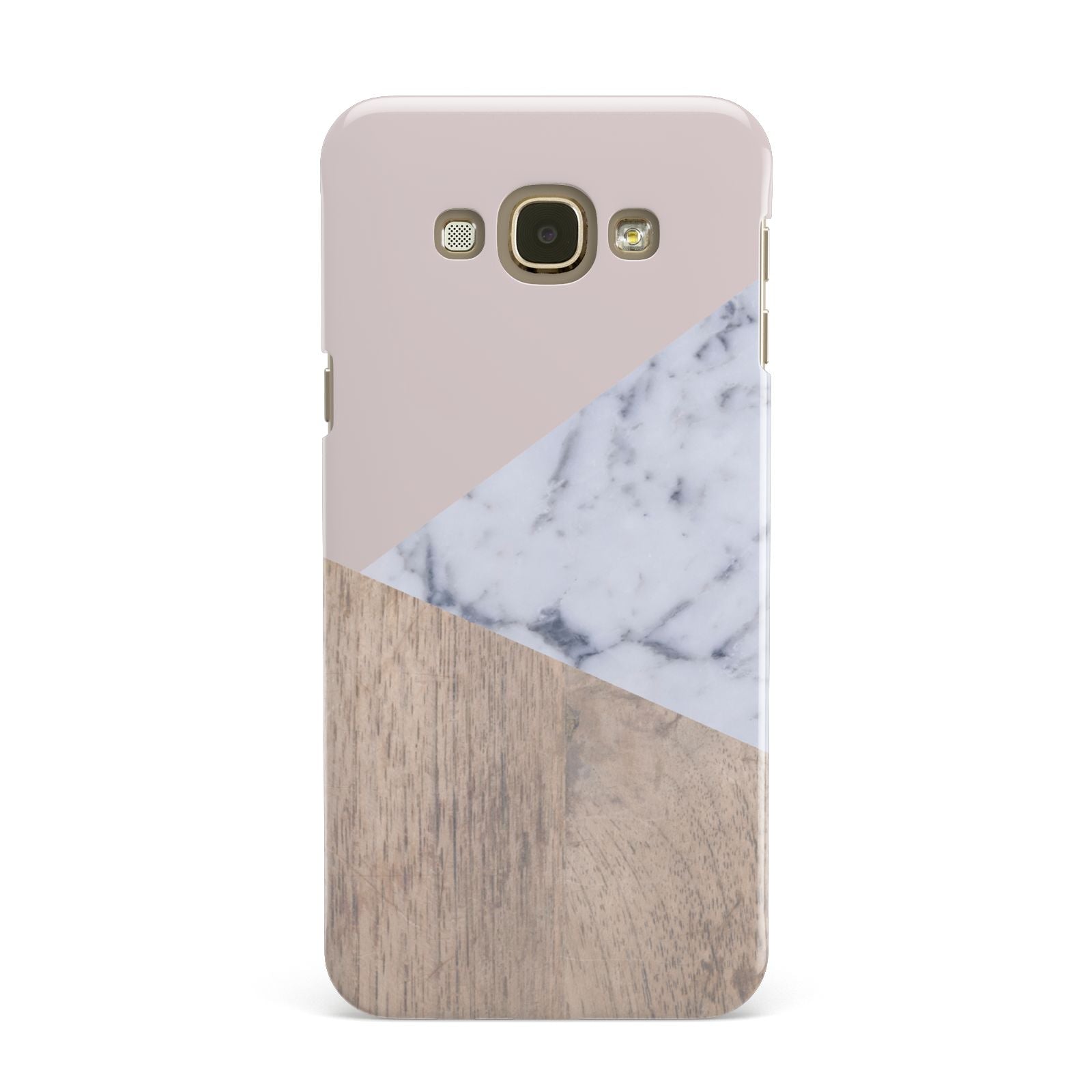 Marble Wood Geometric 7 Samsung Galaxy A8 Case