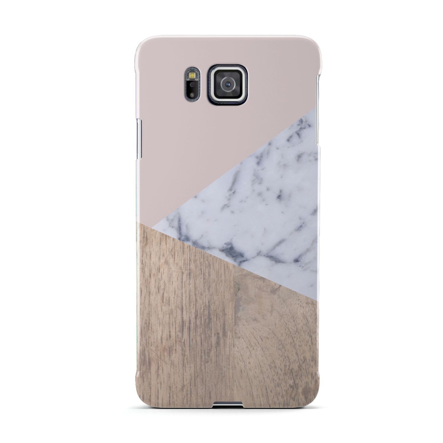 Marble Wood Geometric 7 Samsung Galaxy Alpha Case