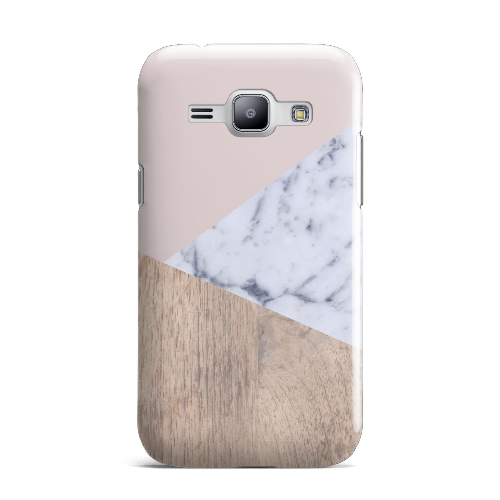 Marble Wood Geometric 7 Samsung Galaxy J1 2015 Case