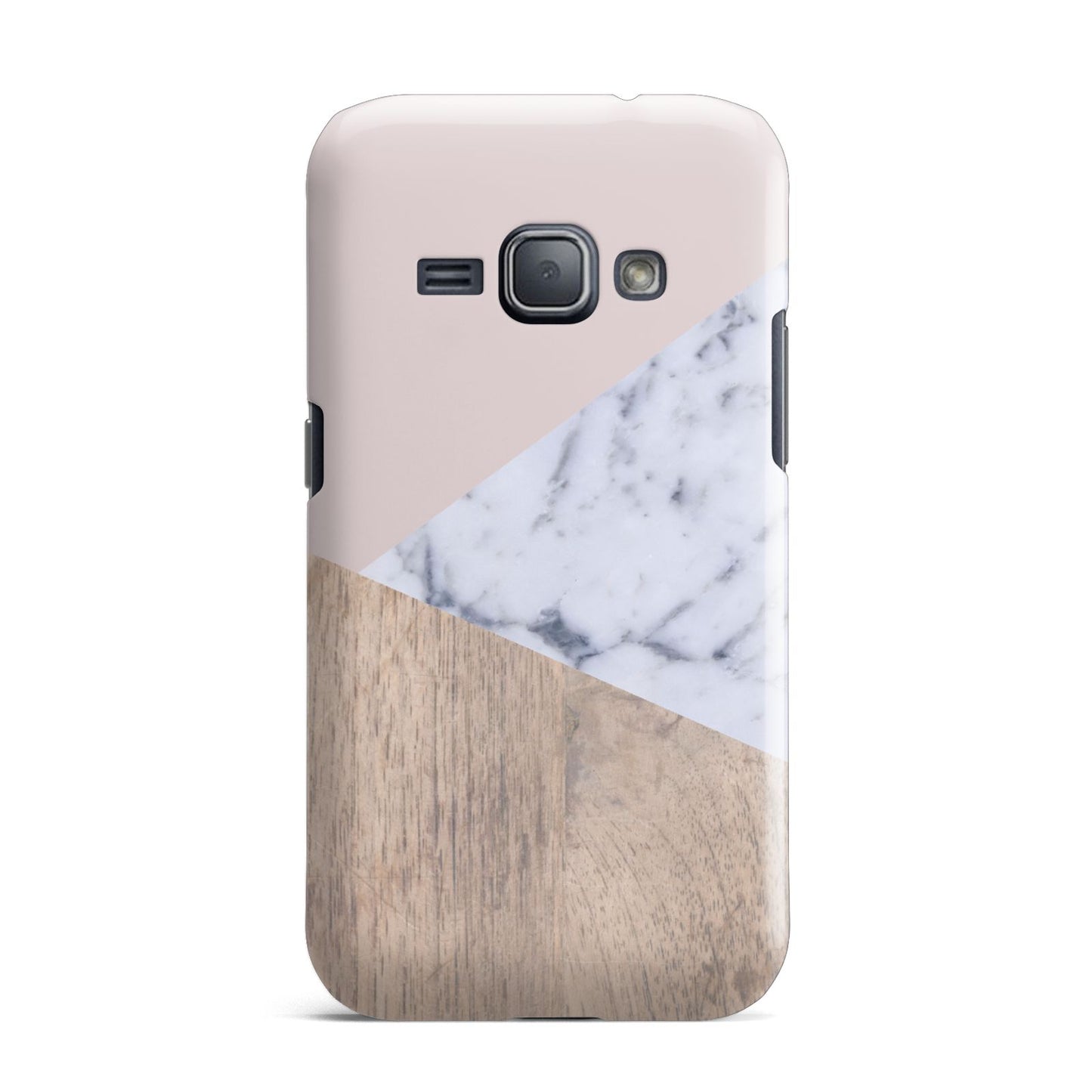 Marble Wood Geometric 7 Samsung Galaxy J1 2016 Case