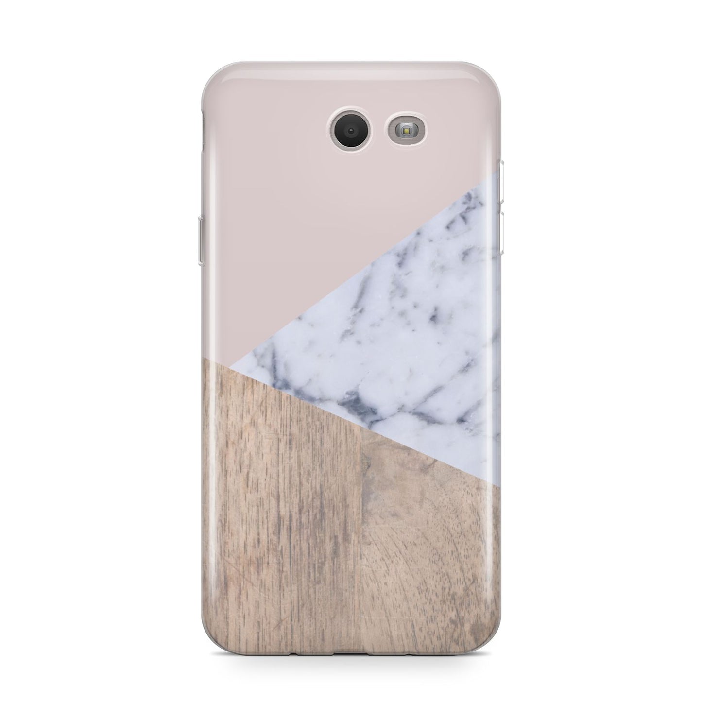 Marble Wood Geometric 7 Samsung Galaxy J7 2017 Case