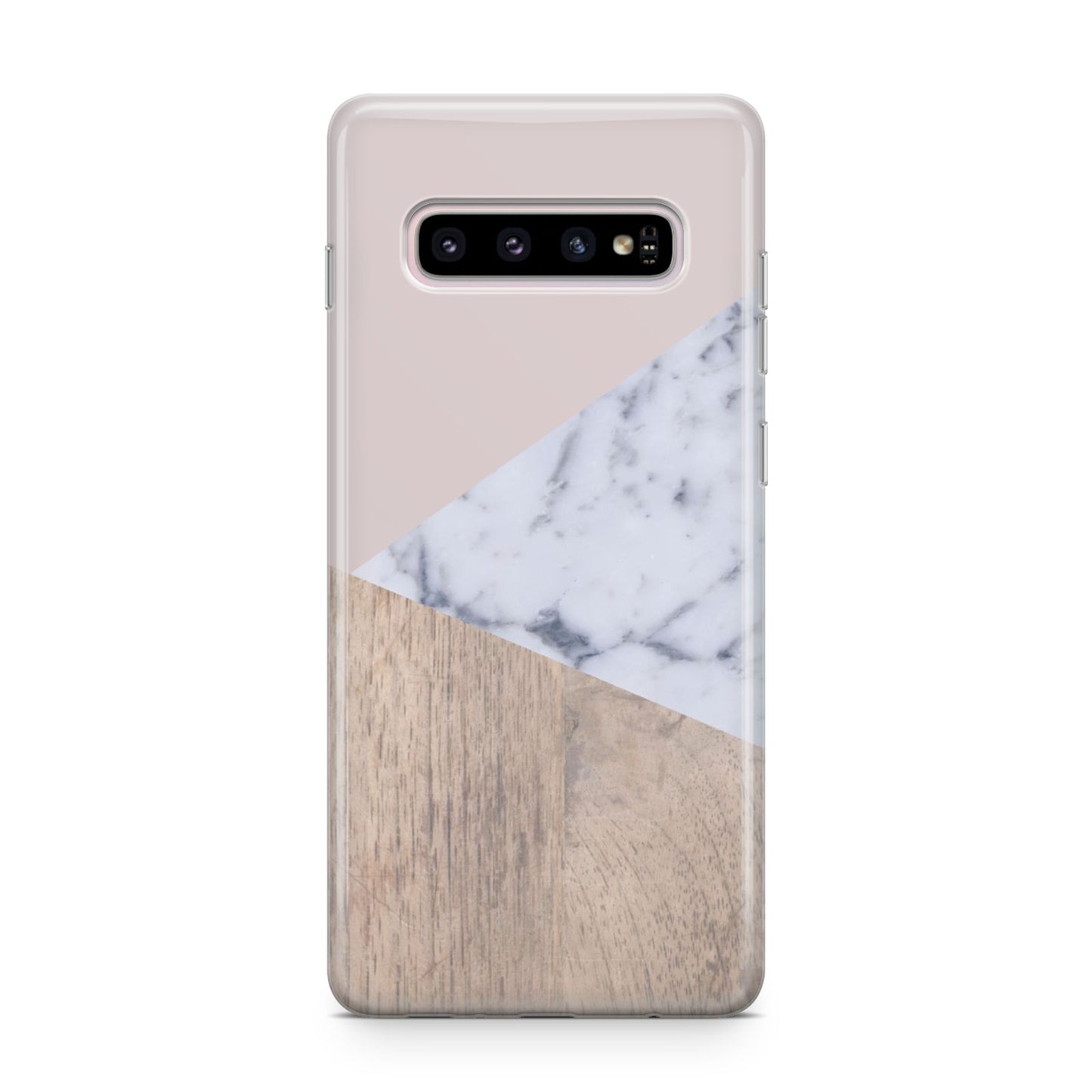 Marble Wood Geometric 7 Samsung Galaxy S10 Plus Case