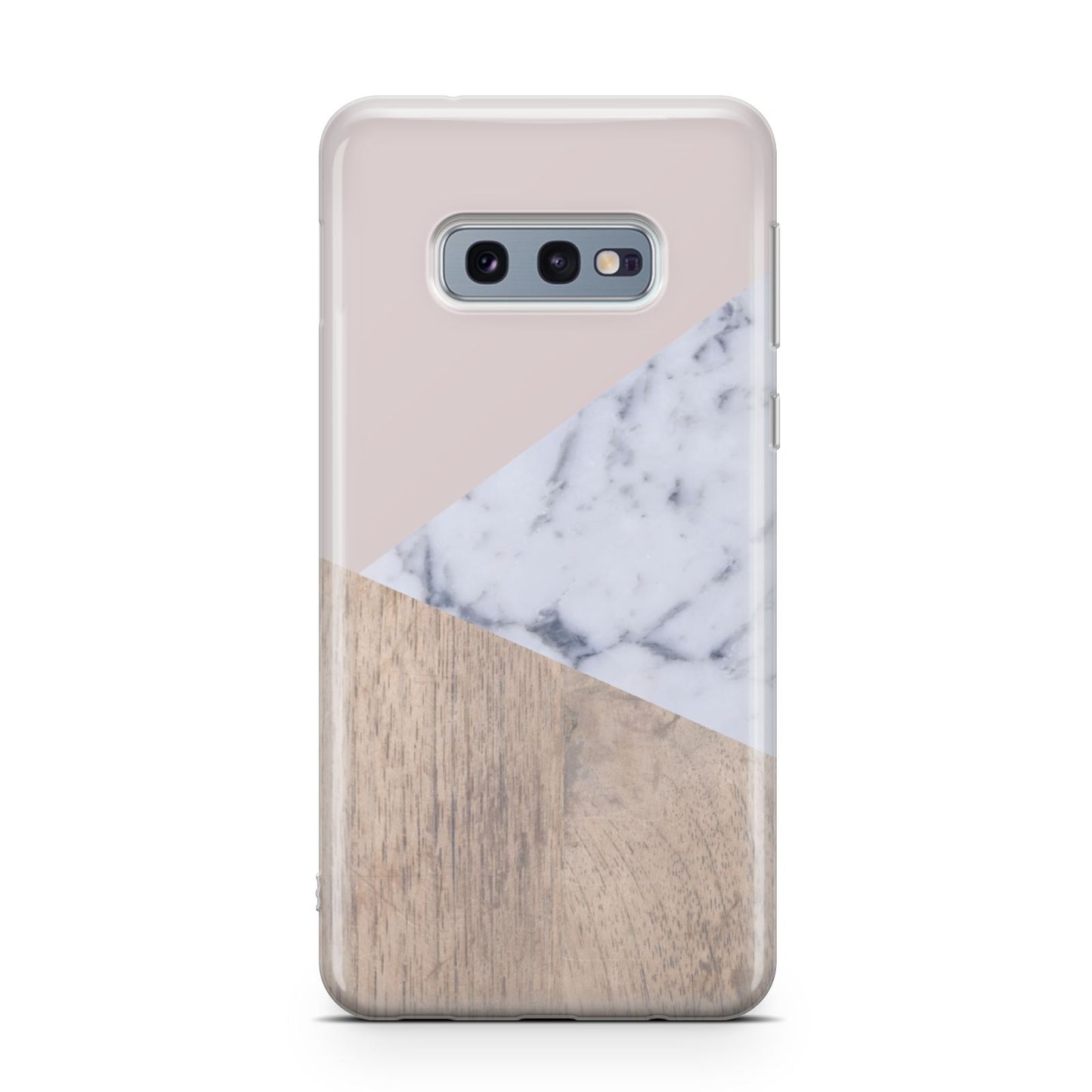 Marble Wood Geometric 7 Samsung Galaxy S10E Case