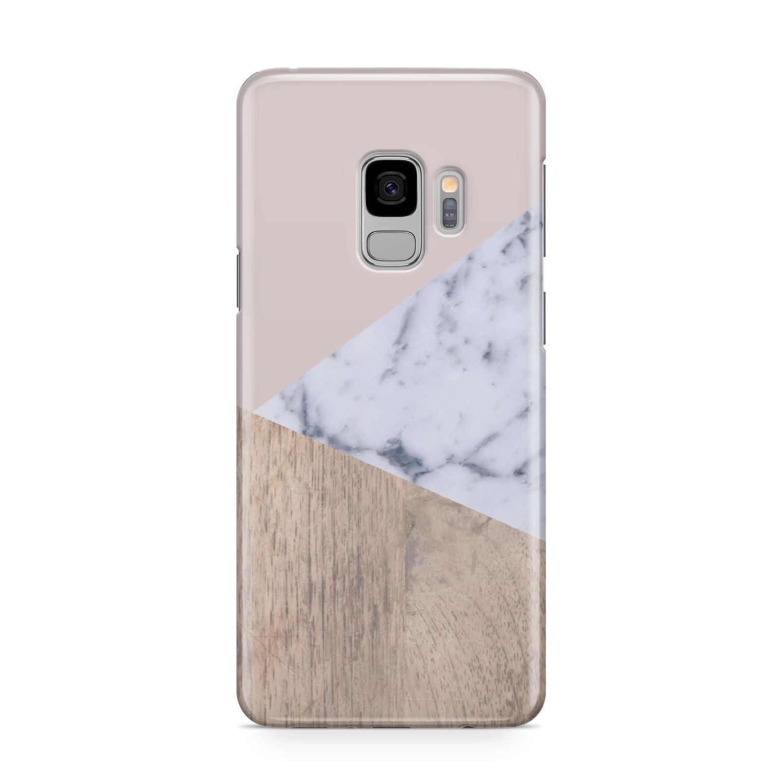 Marble Wood Geometric 7 Samsung Galaxy S9 Case