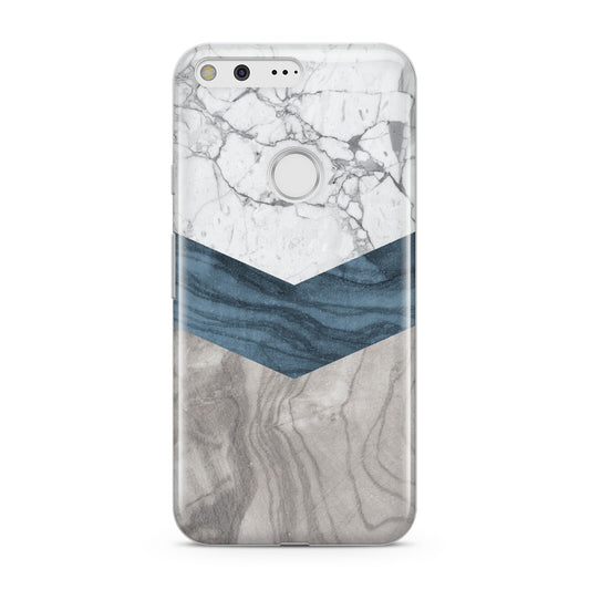 Marble Wood Geometric 8 Google Pixel Case