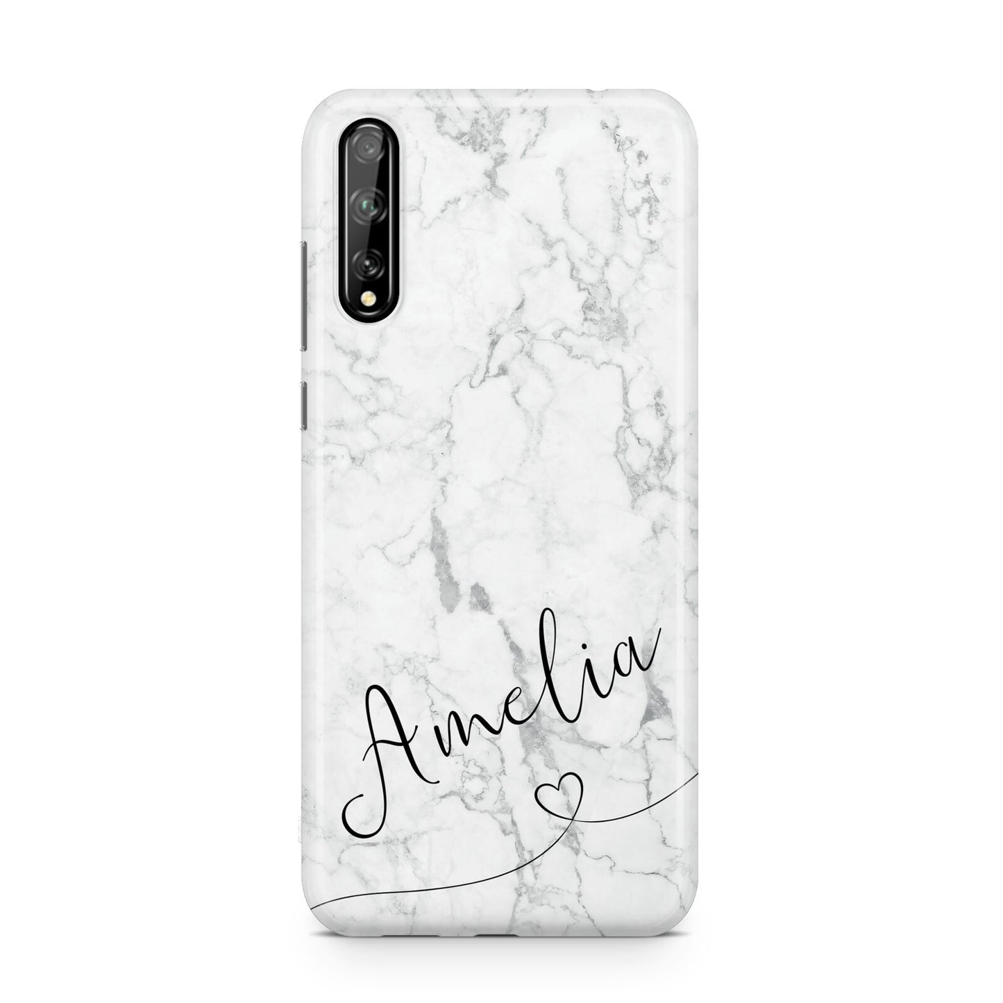 Marble with Custom Name Huawei Enjoy 10s Phone Case