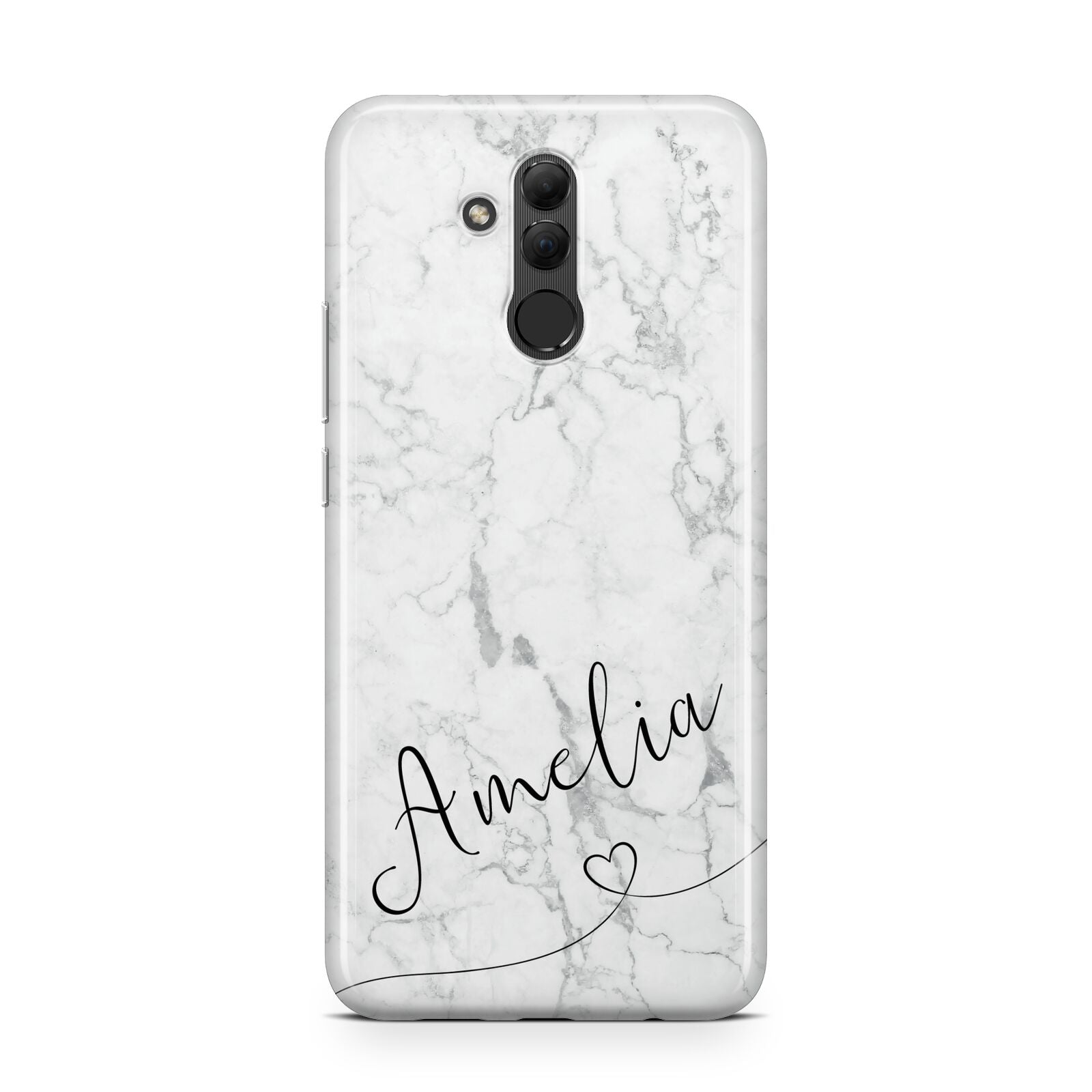 Marble with Custom Name Huawei Mate 20 Lite