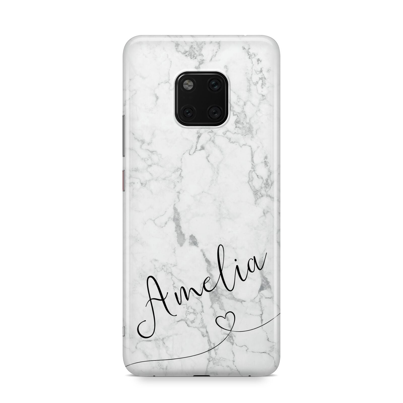 Marble with Custom Name Huawei Mate 20 Pro Phone Case