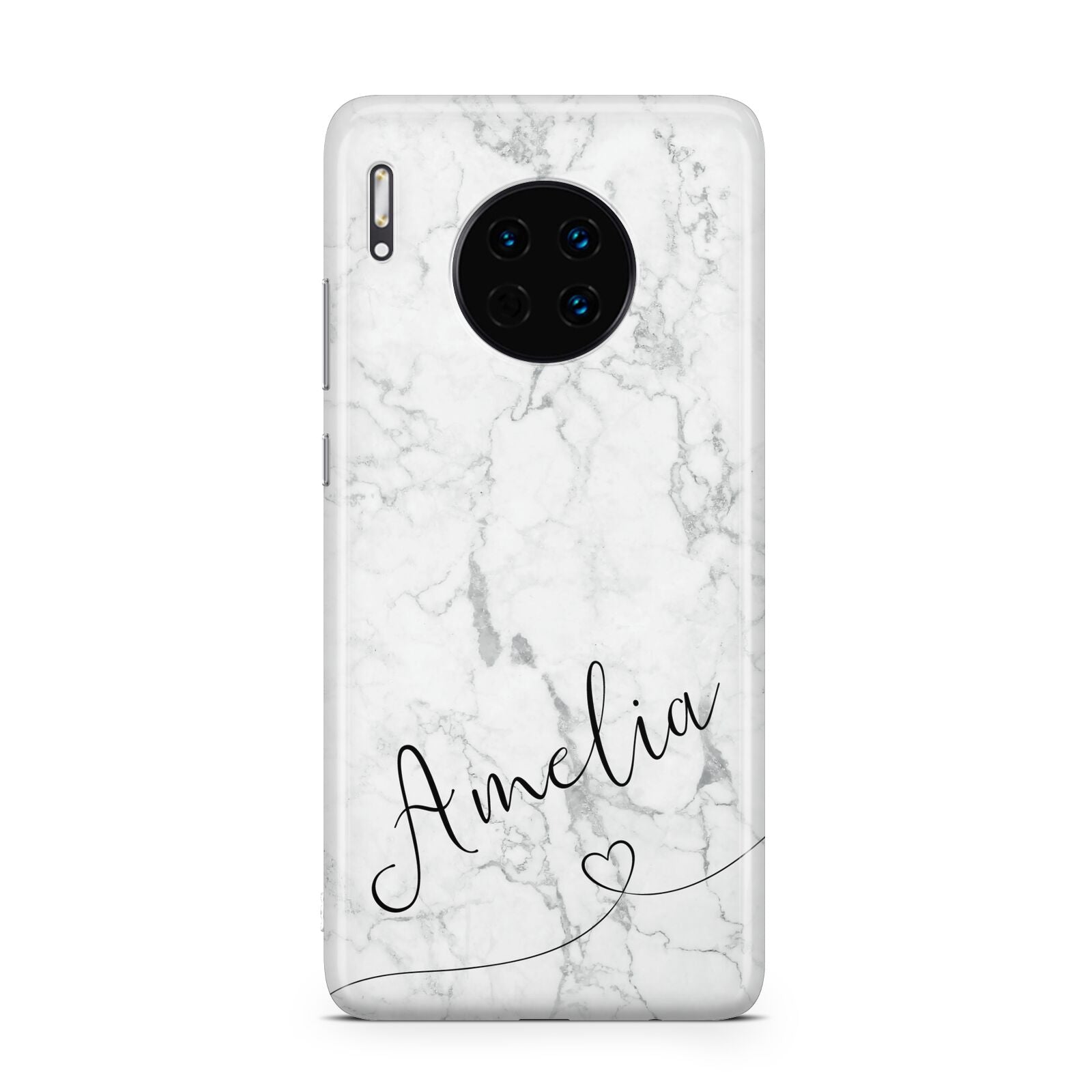 Marble with Custom Name Huawei Mate 30