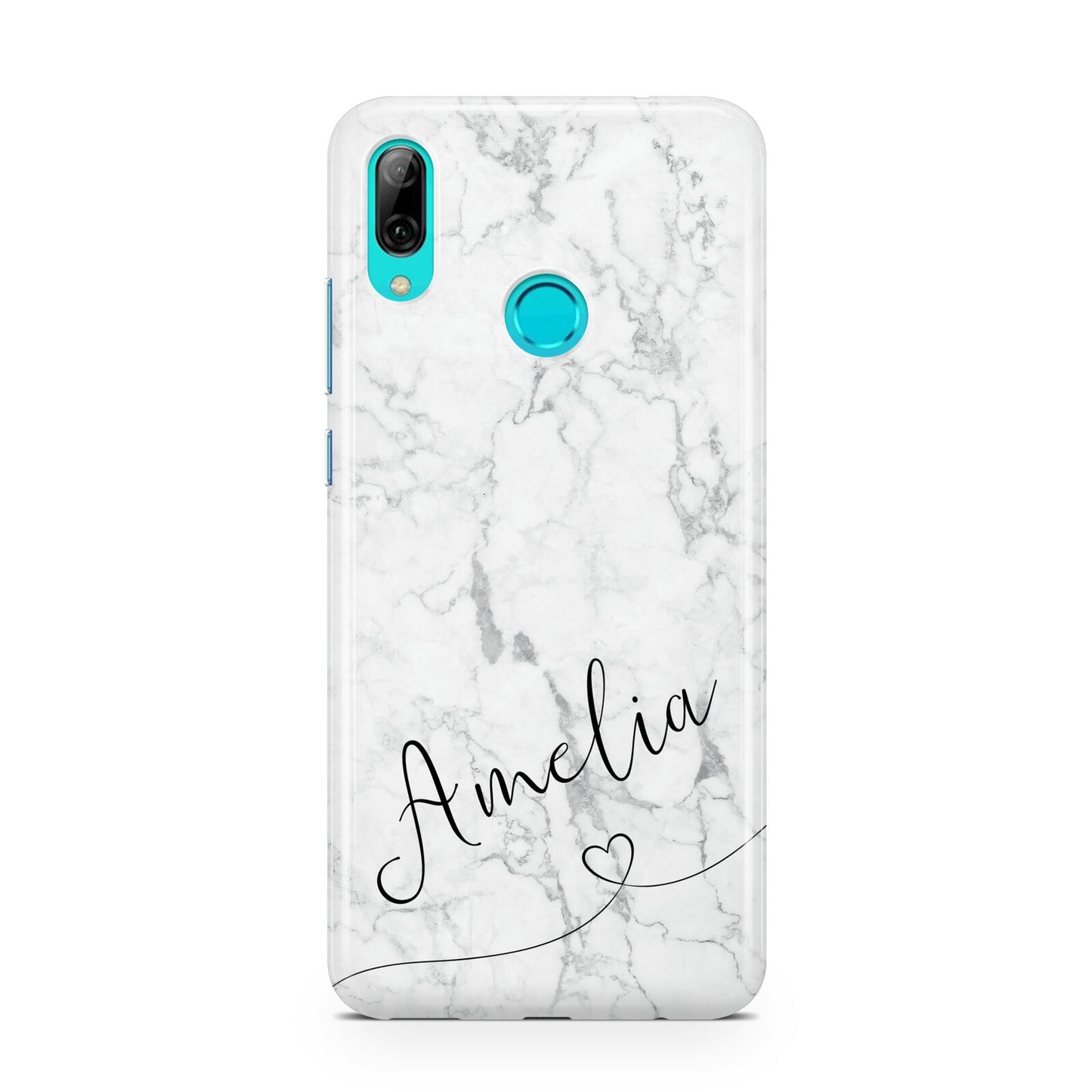 Marble with Custom Name Huawei P Smart 2019 Case