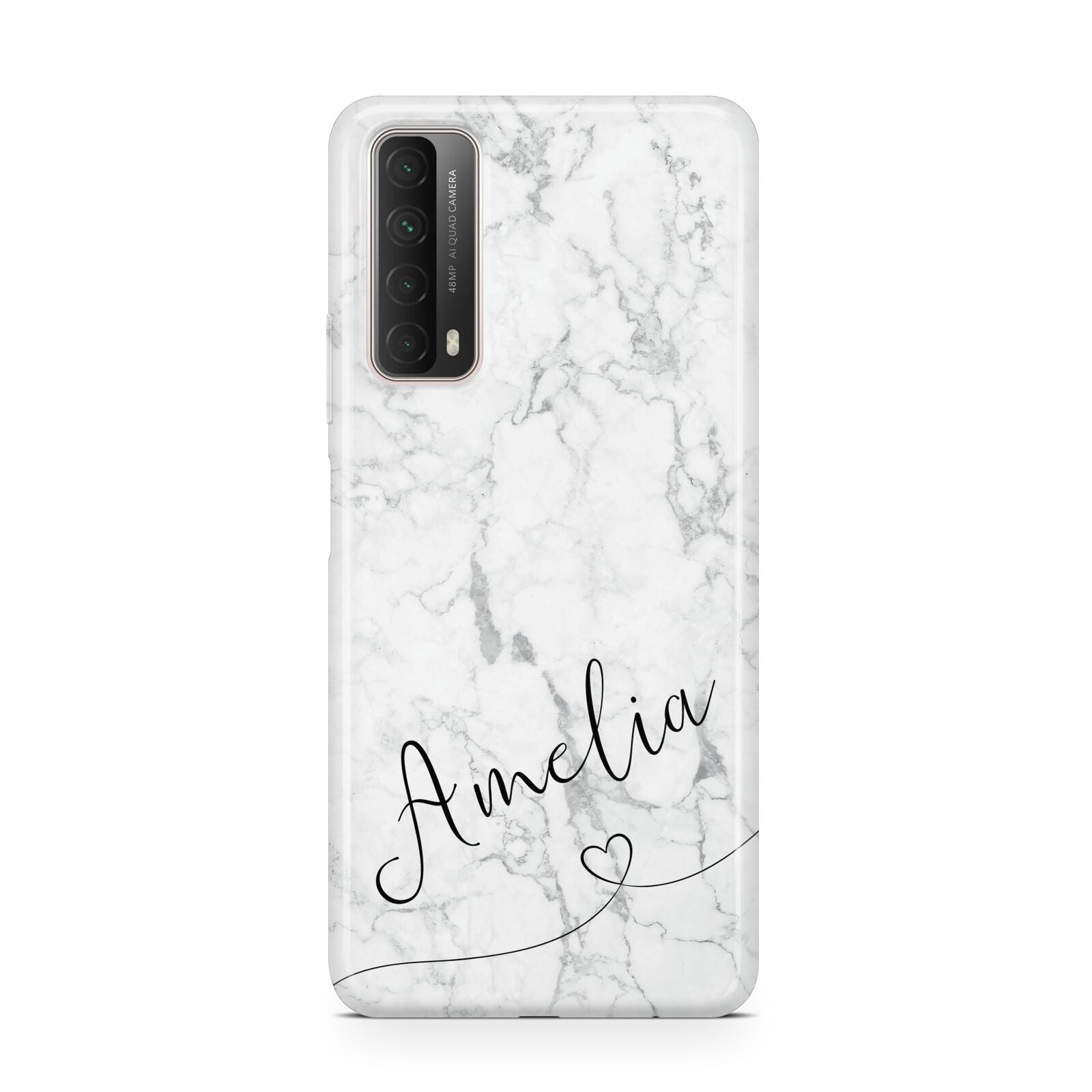 Marble with Custom Name Huawei P Smart 2021