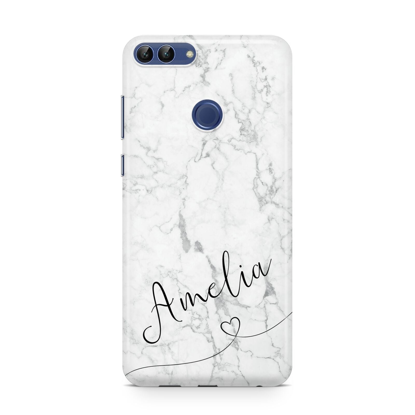 Marble with Custom Name Huawei P Smart Case