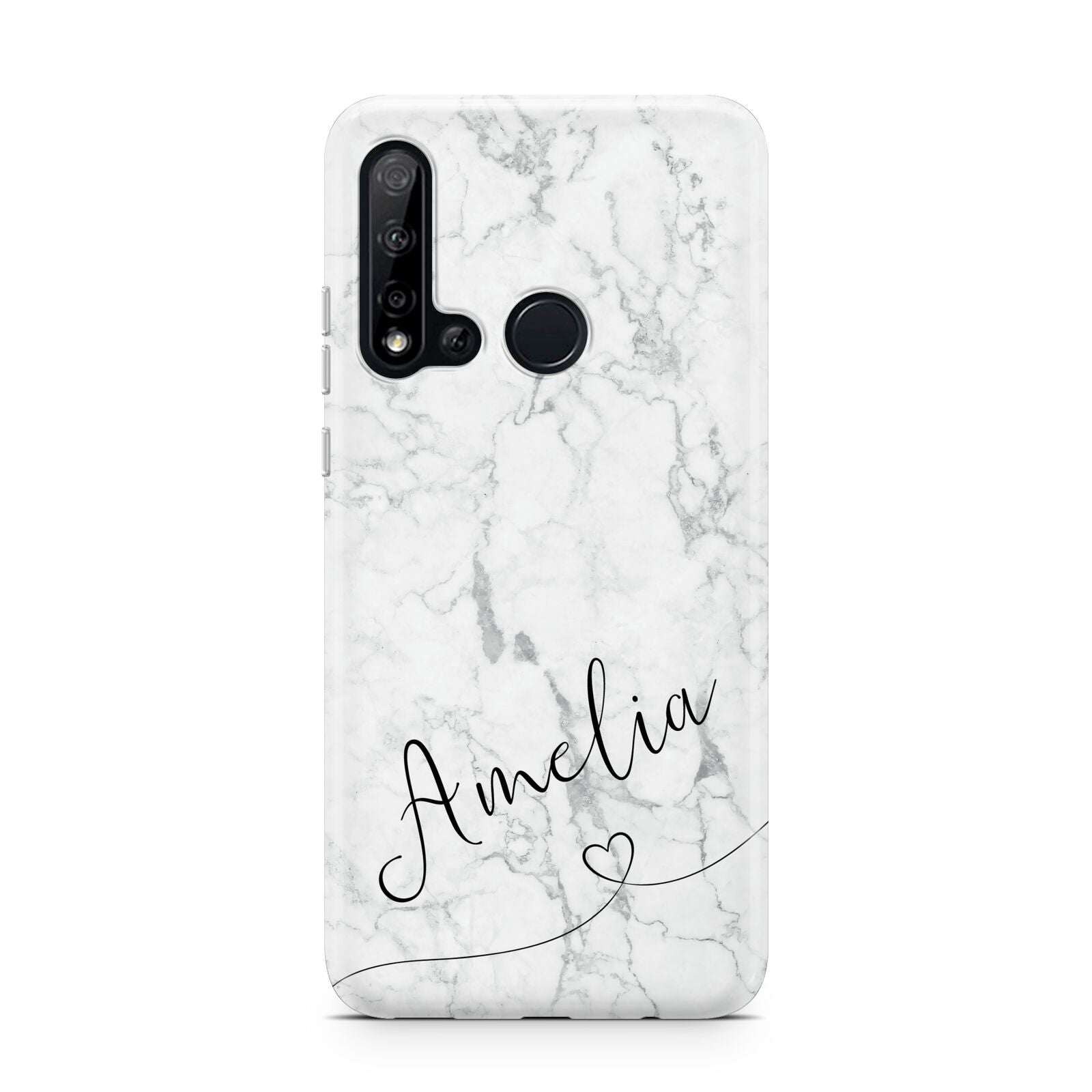 Marble with Custom Name Huawei P20 Lite 5G Phone Case