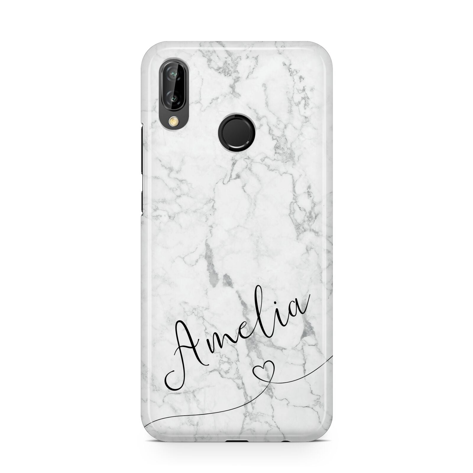 Marble with Custom Name Huawei P20 Lite Phone Case