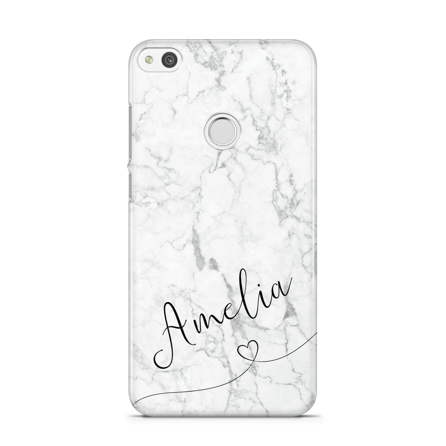 Marble with Custom Name Huawei P8 Lite Case