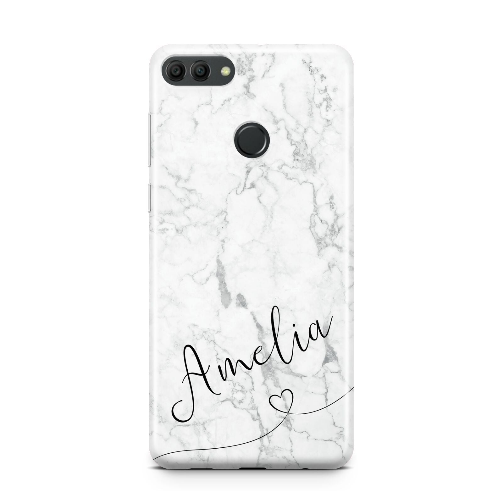 Marble with Custom Name Huawei Y9 2018