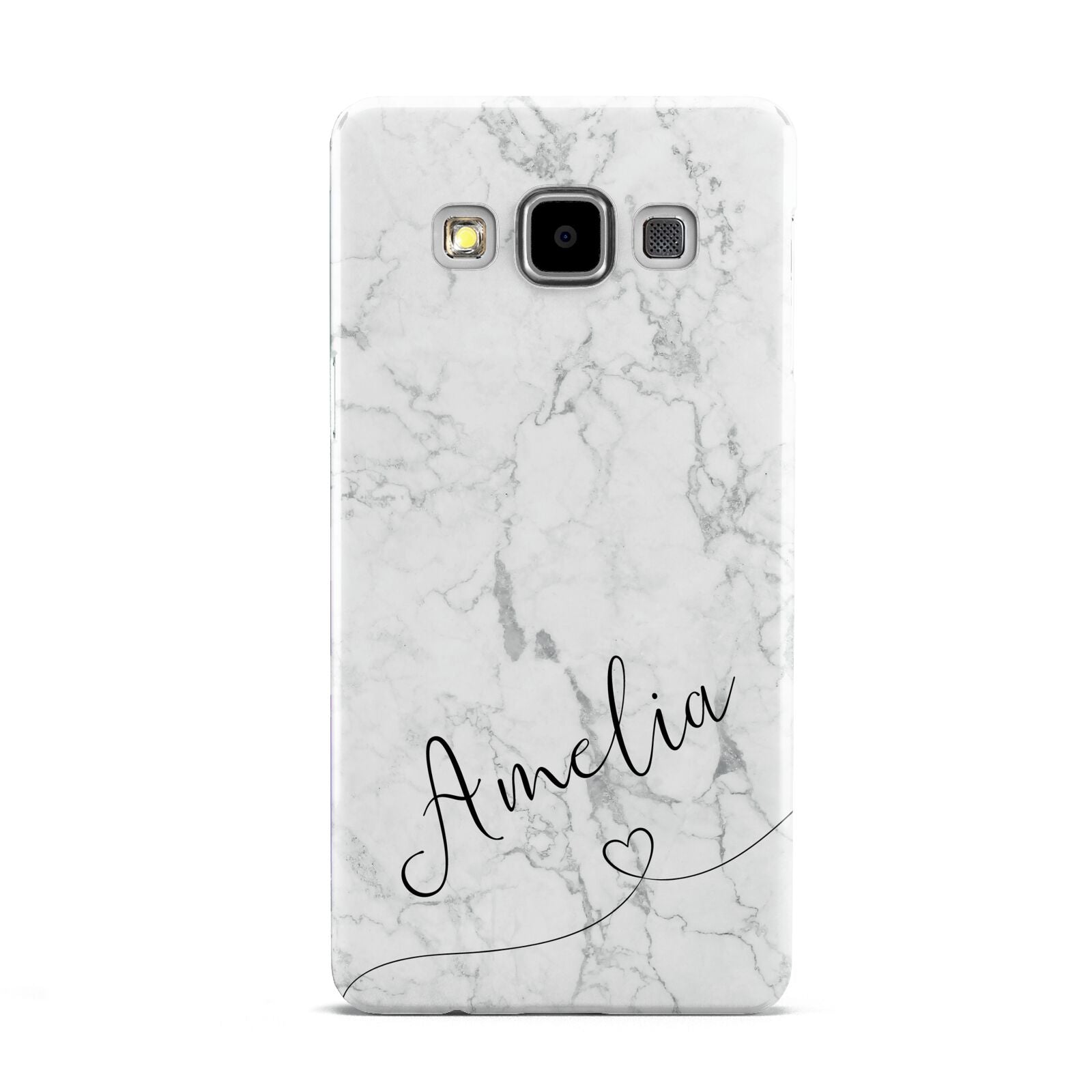 Marble with Custom Name Samsung Galaxy A5 Case