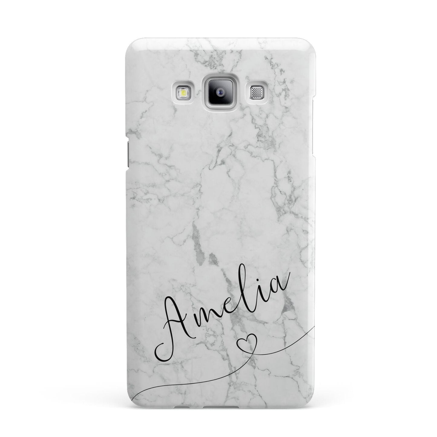 Marble with Custom Name Samsung Galaxy A7 2015 Case