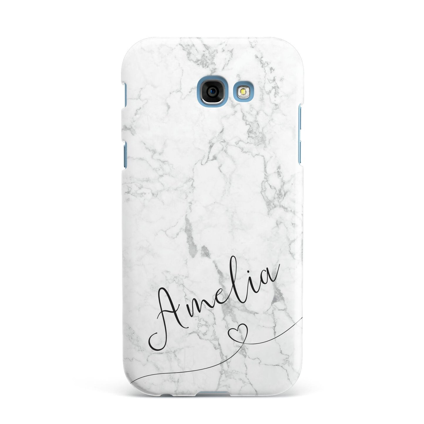 Marble with Custom Name Samsung Galaxy A7 2017 Case