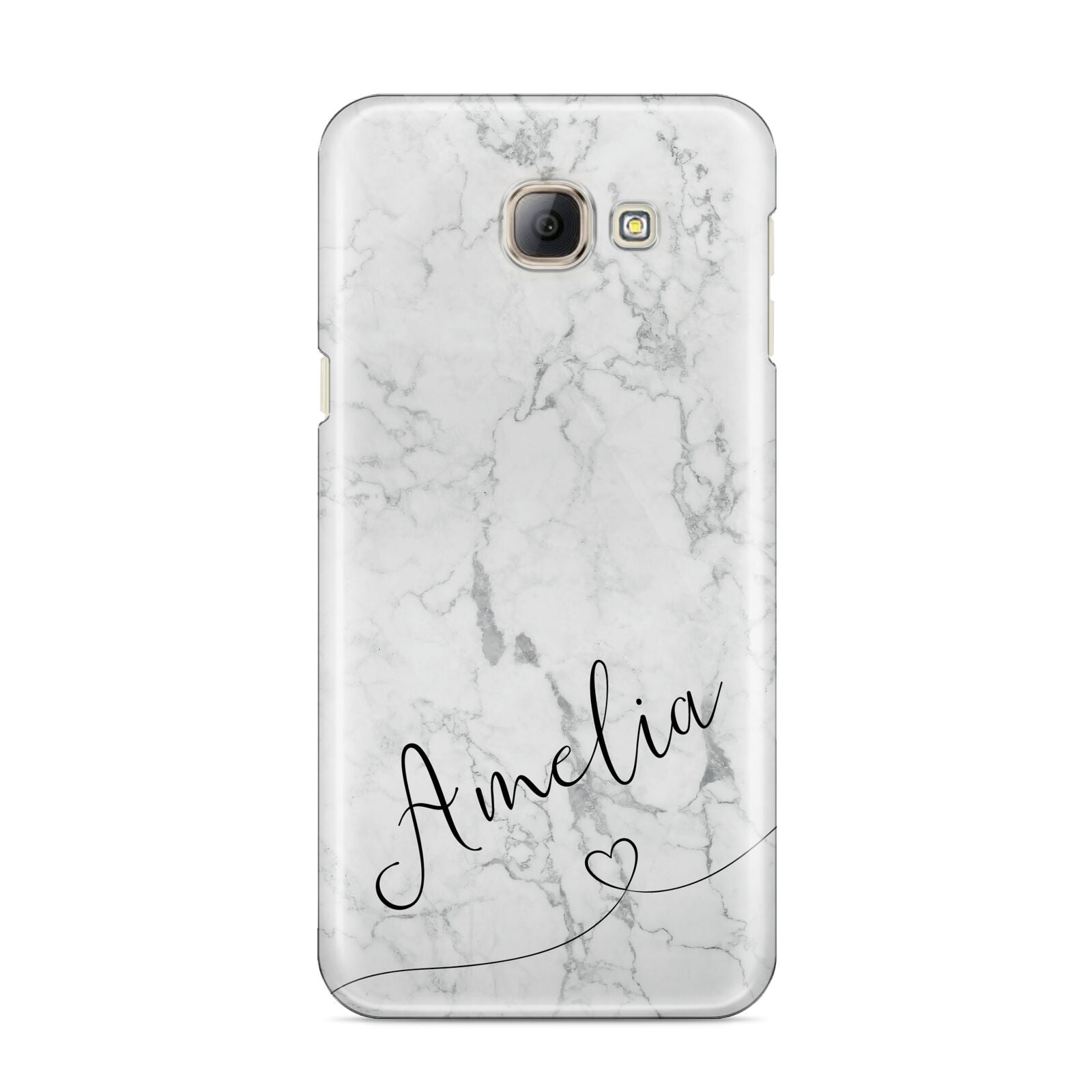 Marble with Custom Name Samsung Galaxy A8 2016 Case