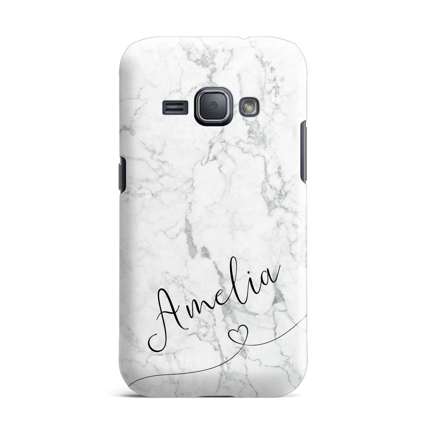 Marble with Custom Name Samsung Galaxy J1 2016 Case