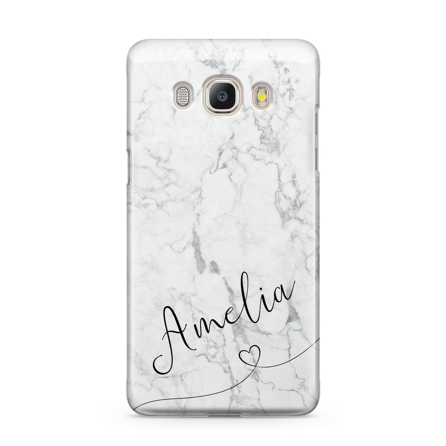 Marble with Custom Name Samsung Galaxy J5 2016 Case