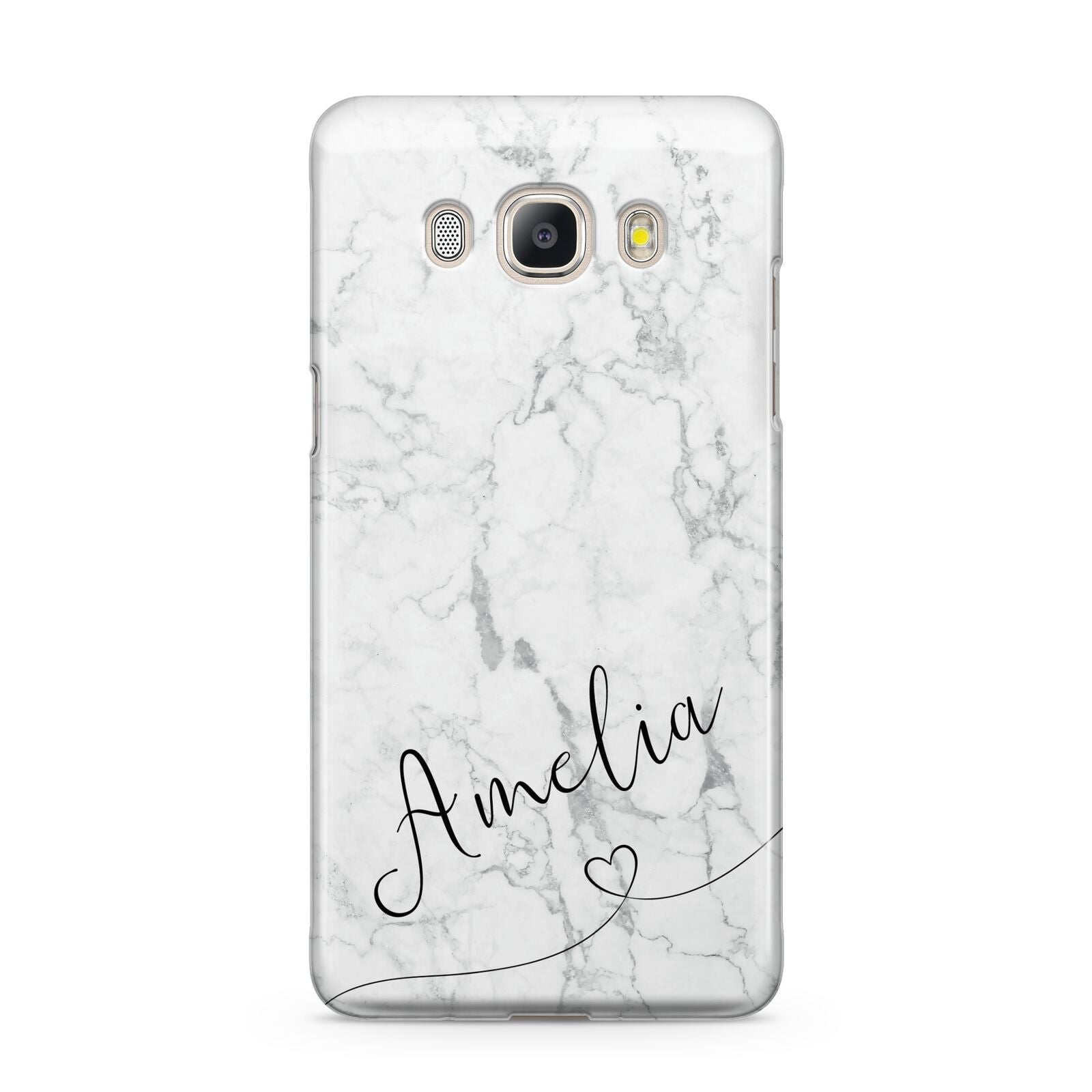 Marble with Custom Name Samsung Galaxy J5 2016 Case