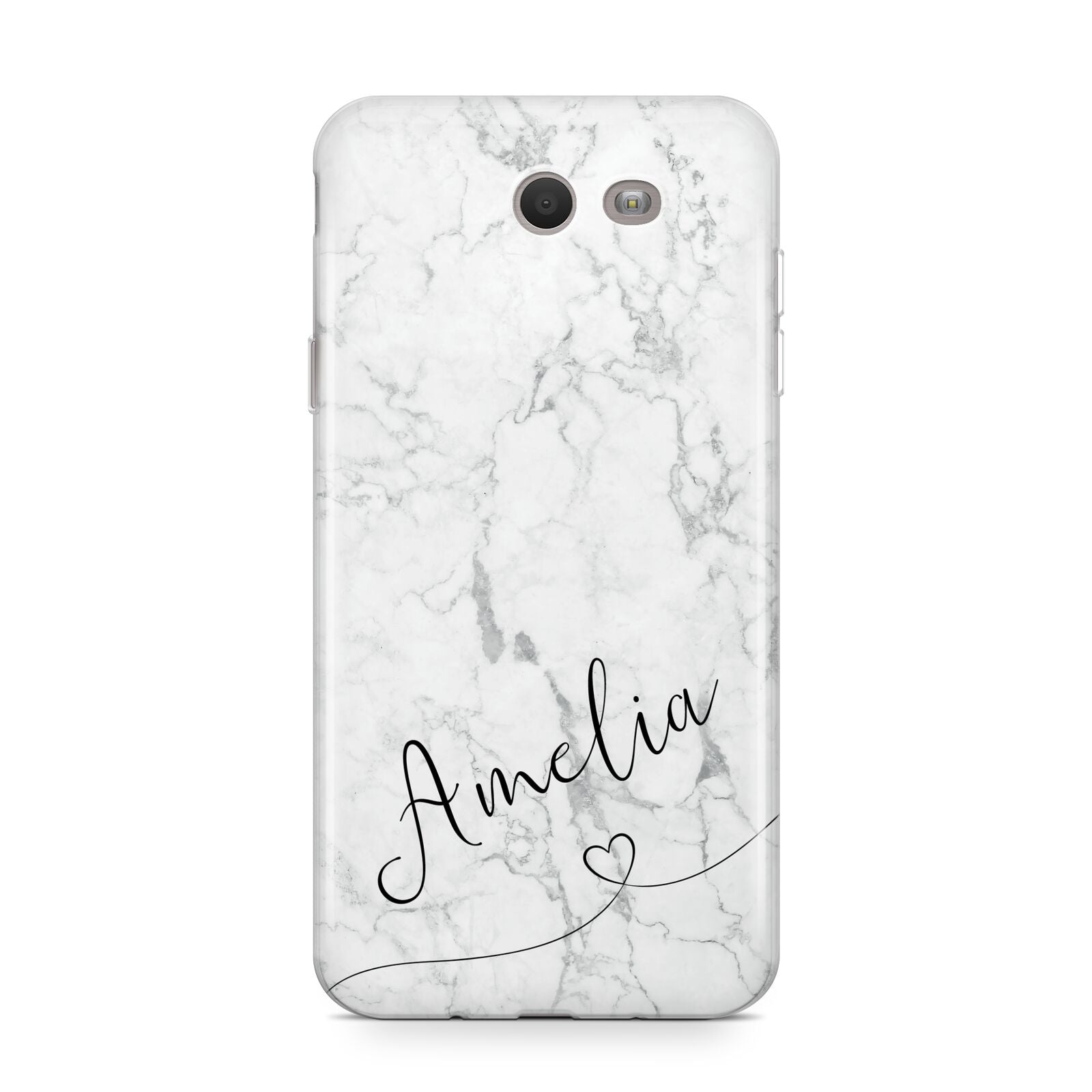 Marble with Custom Name Samsung Galaxy J7 2017 Case