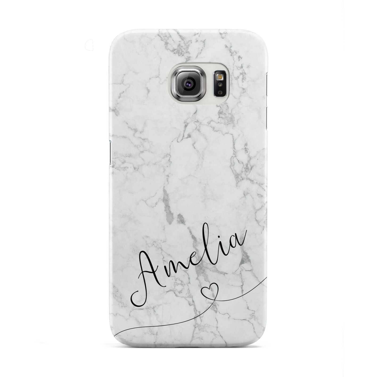 Marble with Custom Name Samsung Galaxy S6 Edge Case