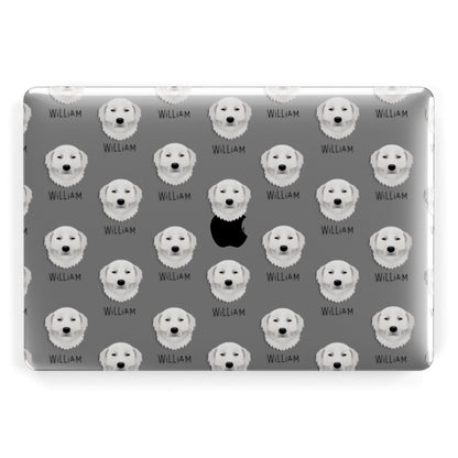 Maremma Sheepdog Icon with Name Apple MacBook Case