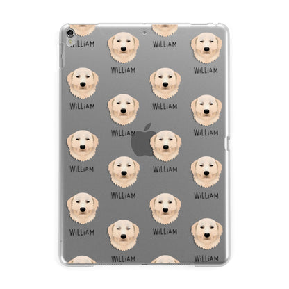 Maremma Sheepdog Icon with Name Apple iPad Silver Case