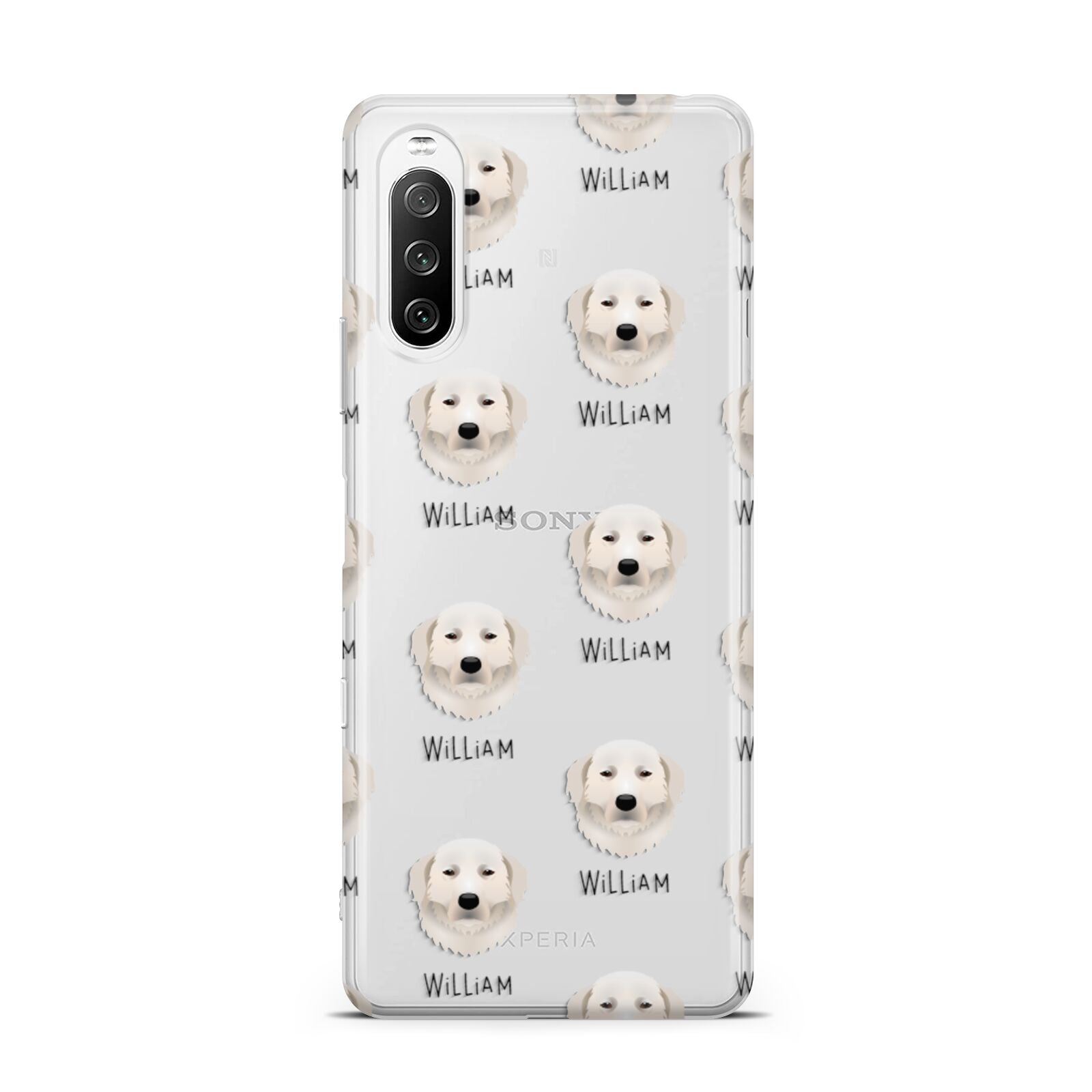 Maremma Sheepdog Icon with Name Sony Xperia 10 III Case