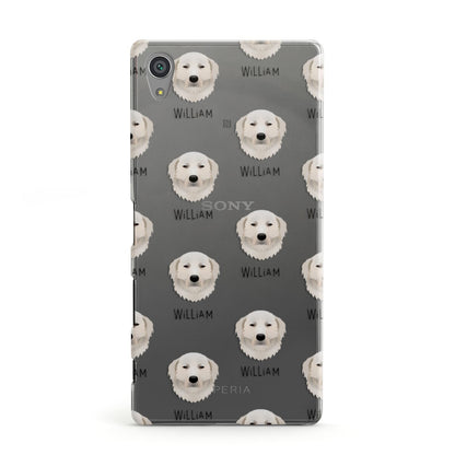 Maremma Sheepdog Icon with Name Sony Xperia Case