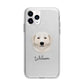 Maremma Sheepdog Personalised Apple iPhone 11 Pro Max in Silver with Bumper Case