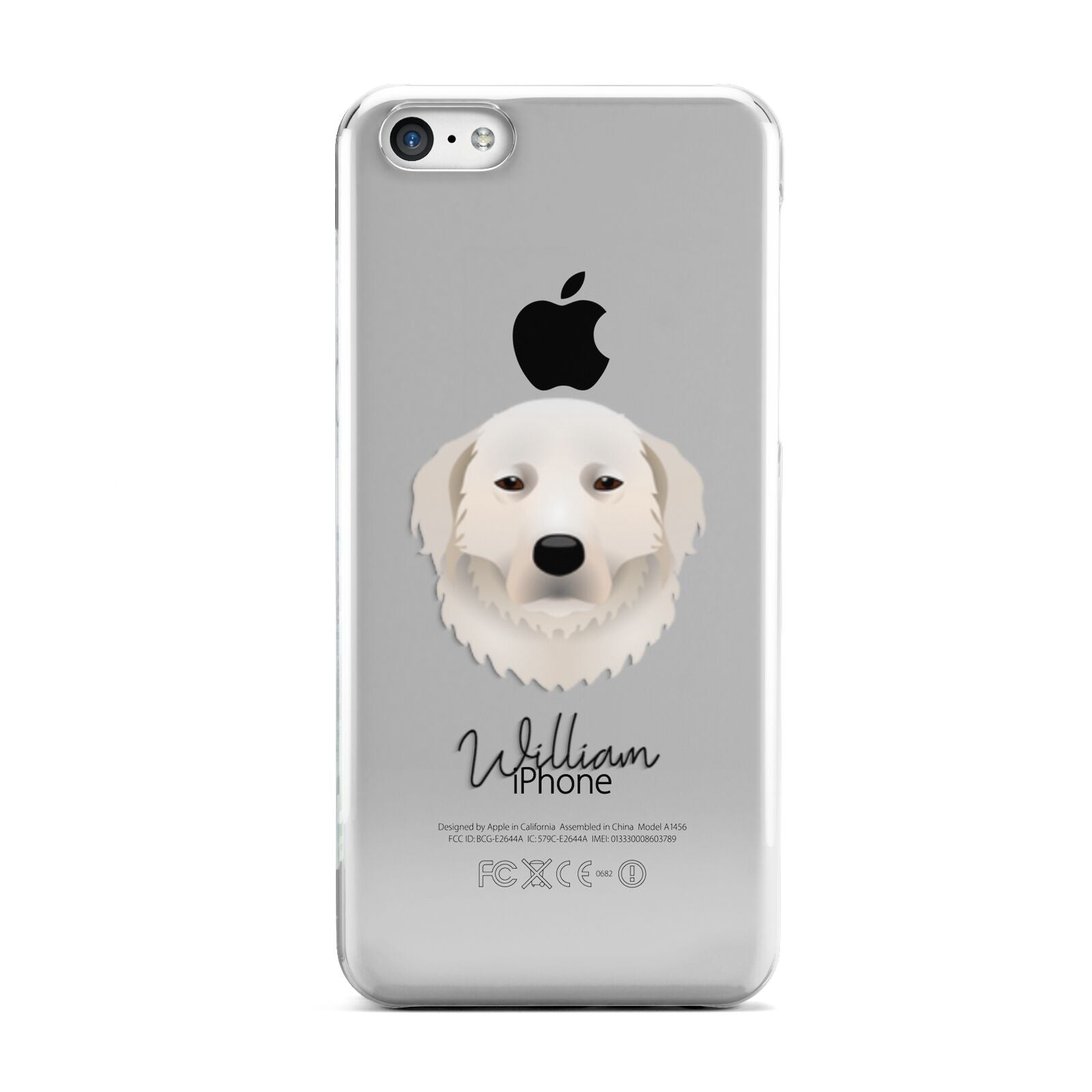 Maremma Sheepdog Personalised Apple iPhone 5c Case