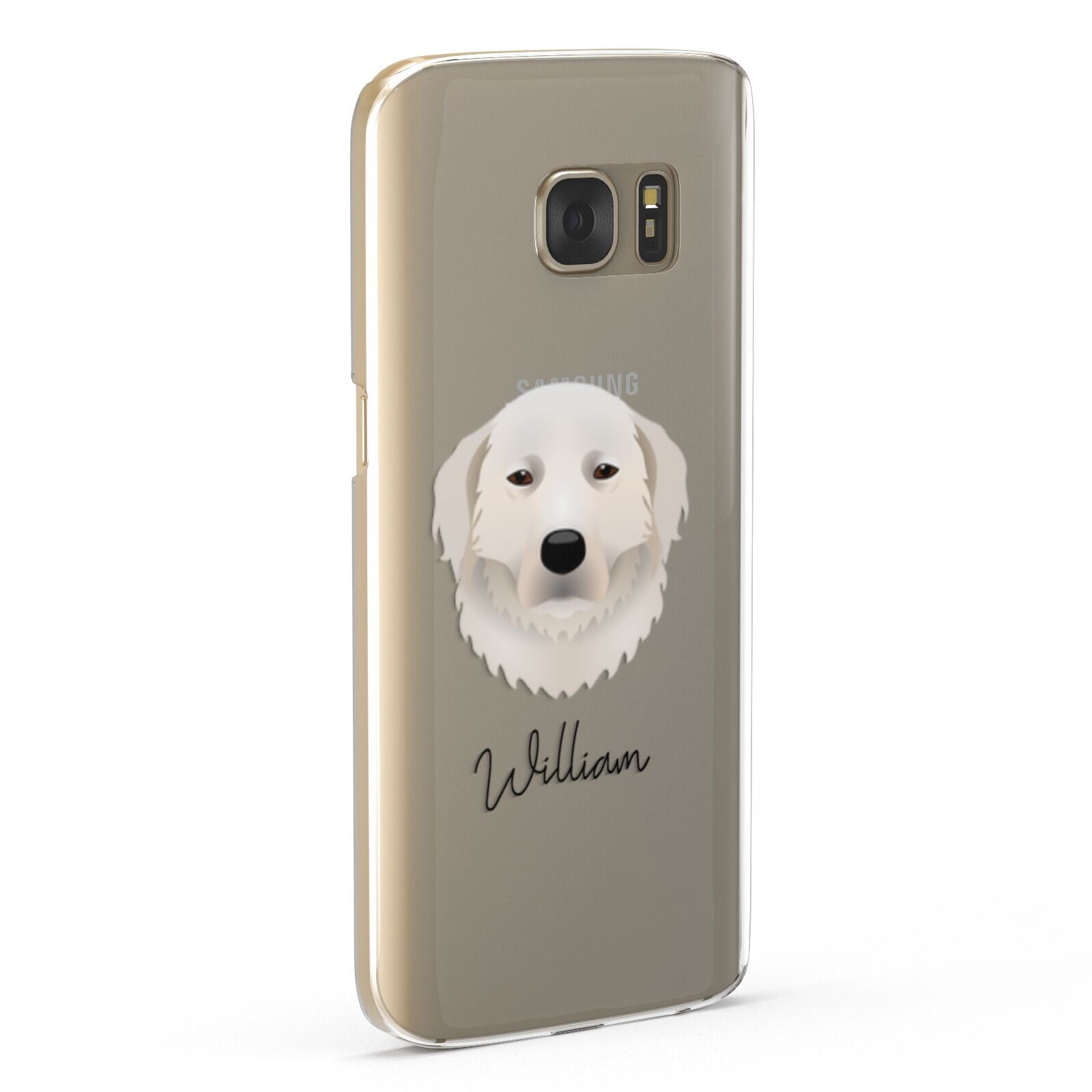 Maremma Sheepdog Personalised Samsung Galaxy Case Fourty Five Degrees