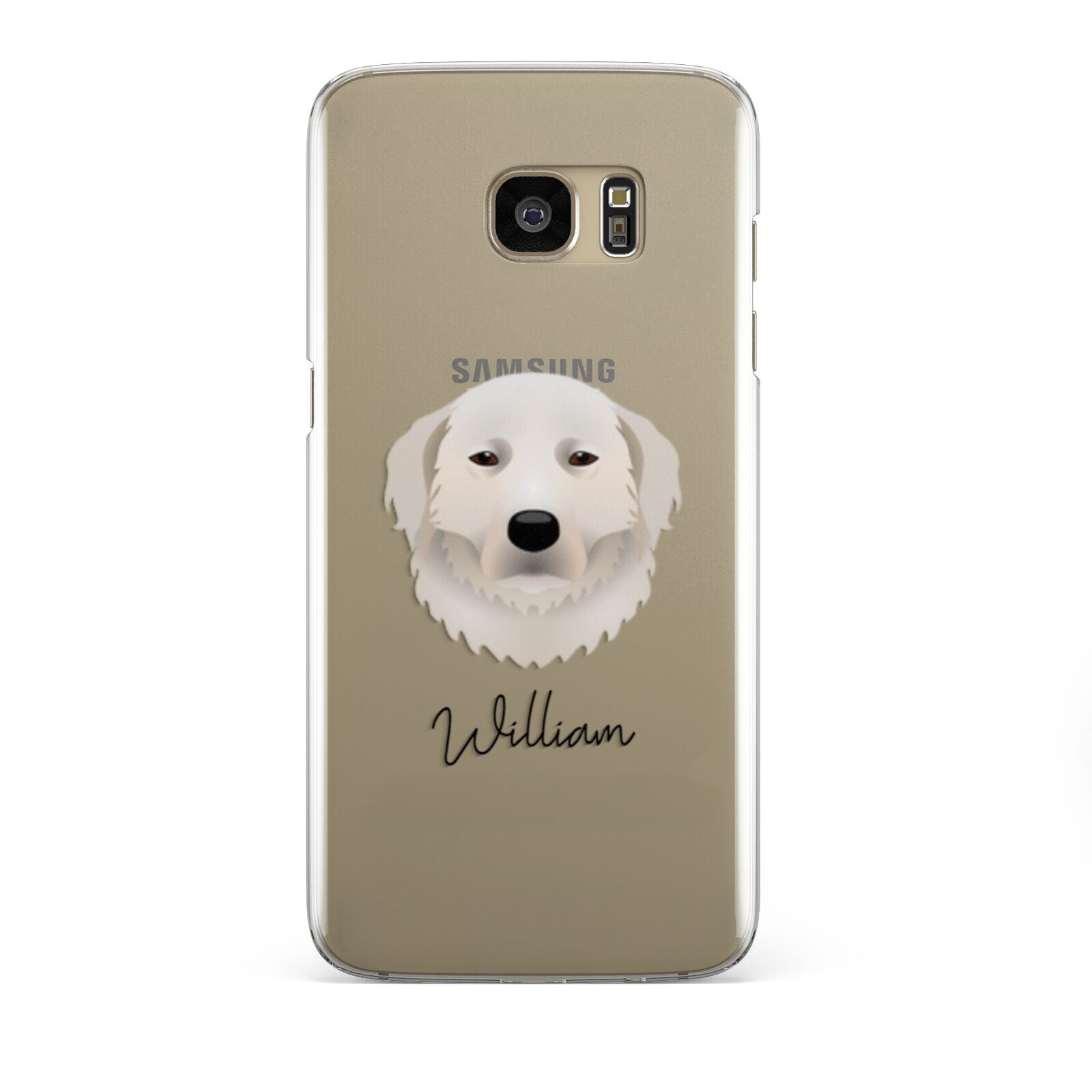 Maremma Sheepdog Personalised Samsung Galaxy S7 Edge Case