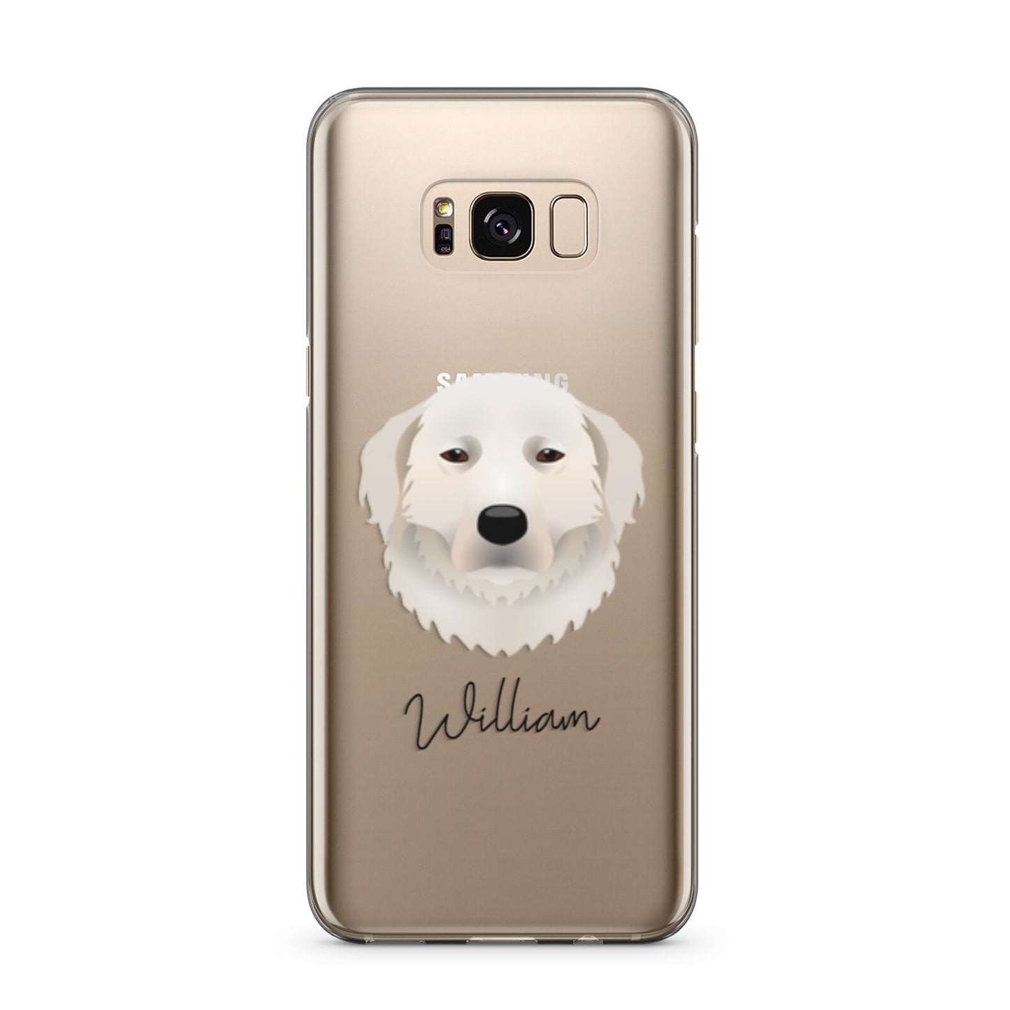 Maremma Sheepdog Personalised Samsung Galaxy S8 Plus Case