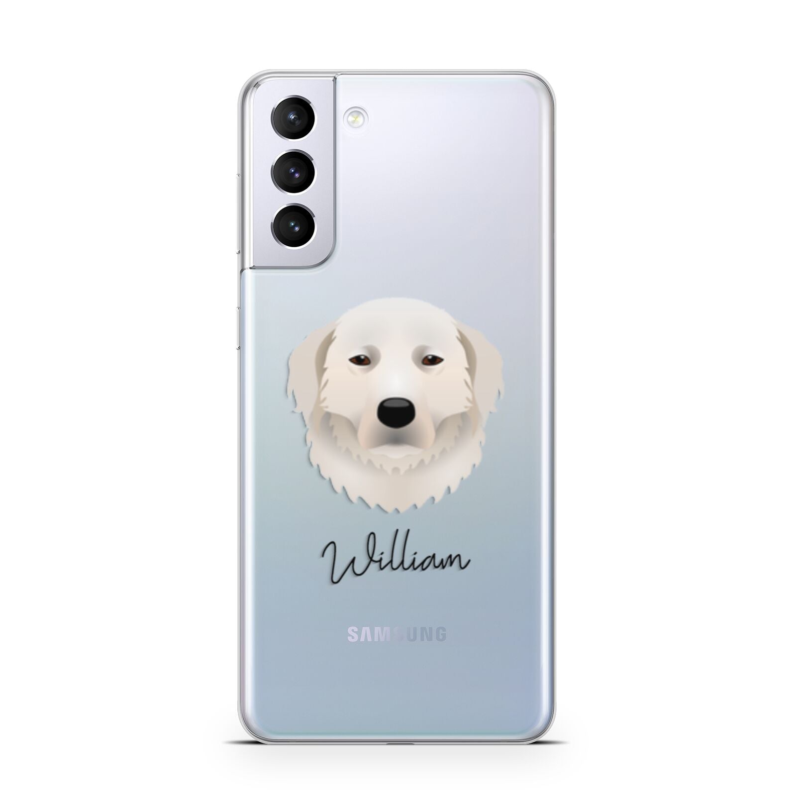 Maremma Sheepdog Personalised Samsung S21 Plus Phone Case