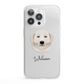 Maremma Sheepdog Personalised iPhone 13 Pro Clear Bumper Case