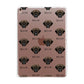 Mastiff Icon with Name Apple iPad Rose Gold Case