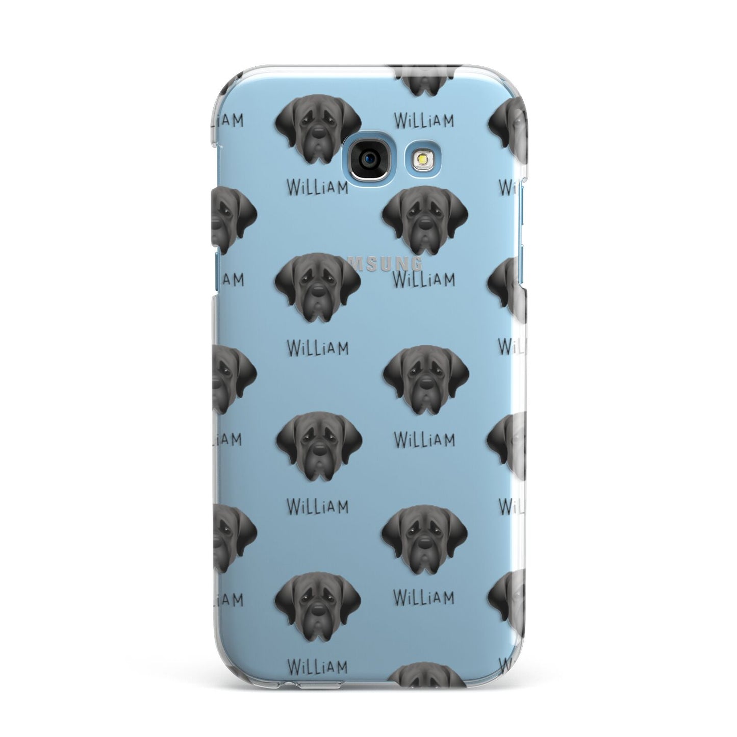 Mastiff Icon with Name Samsung Galaxy A7 2017 Case