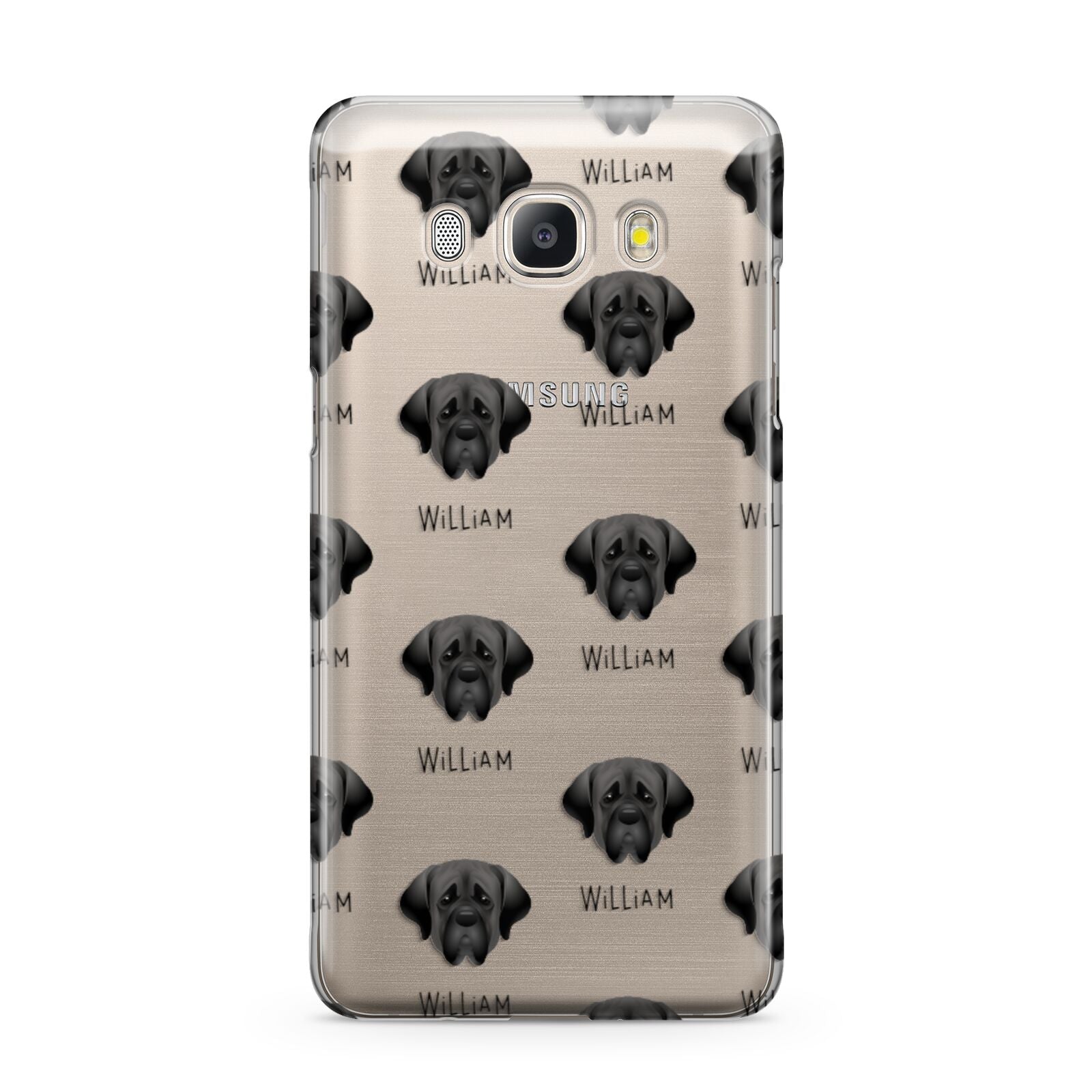 Mastiff Icon with Name Samsung Galaxy J5 2016 Case