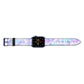 Mermaid Apple Watch Strap Landscape Image Blue Hardware