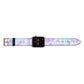 Mermaid Apple Watch Strap Landscape Image Gold Hardware