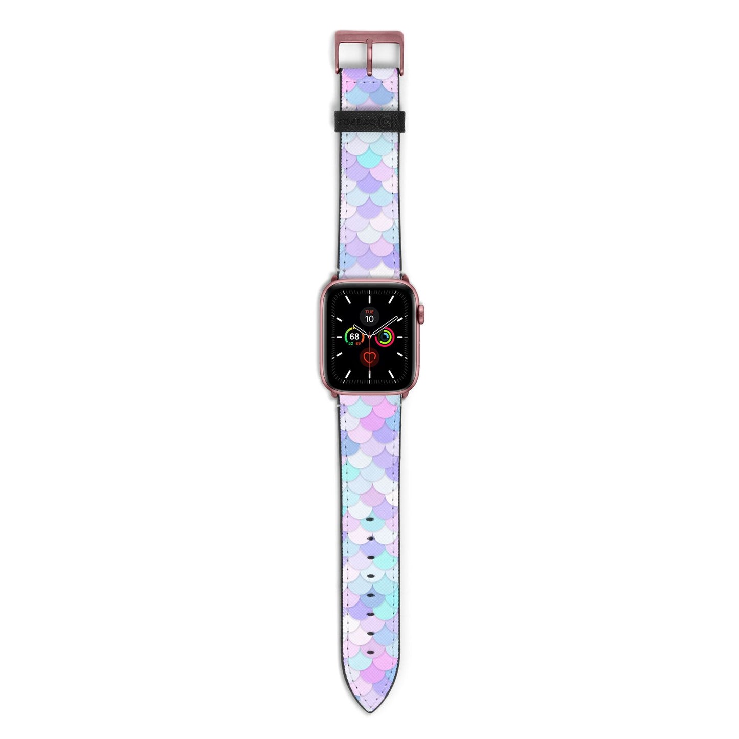 Mermaid Apple Watch Strap with Rose Gold Hardware