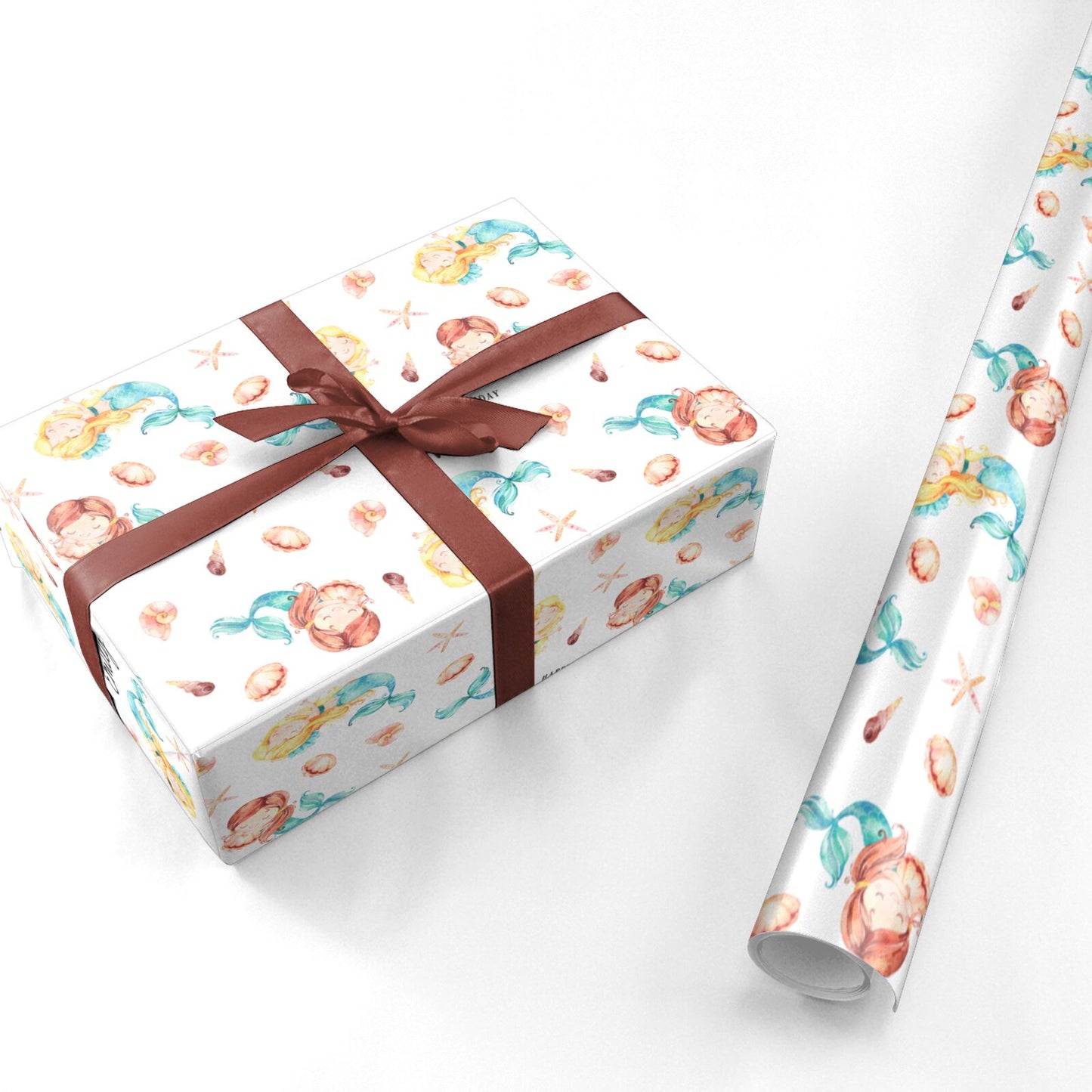 Mermaid Personalised Happy Birthday Personalised Wrapping Paper