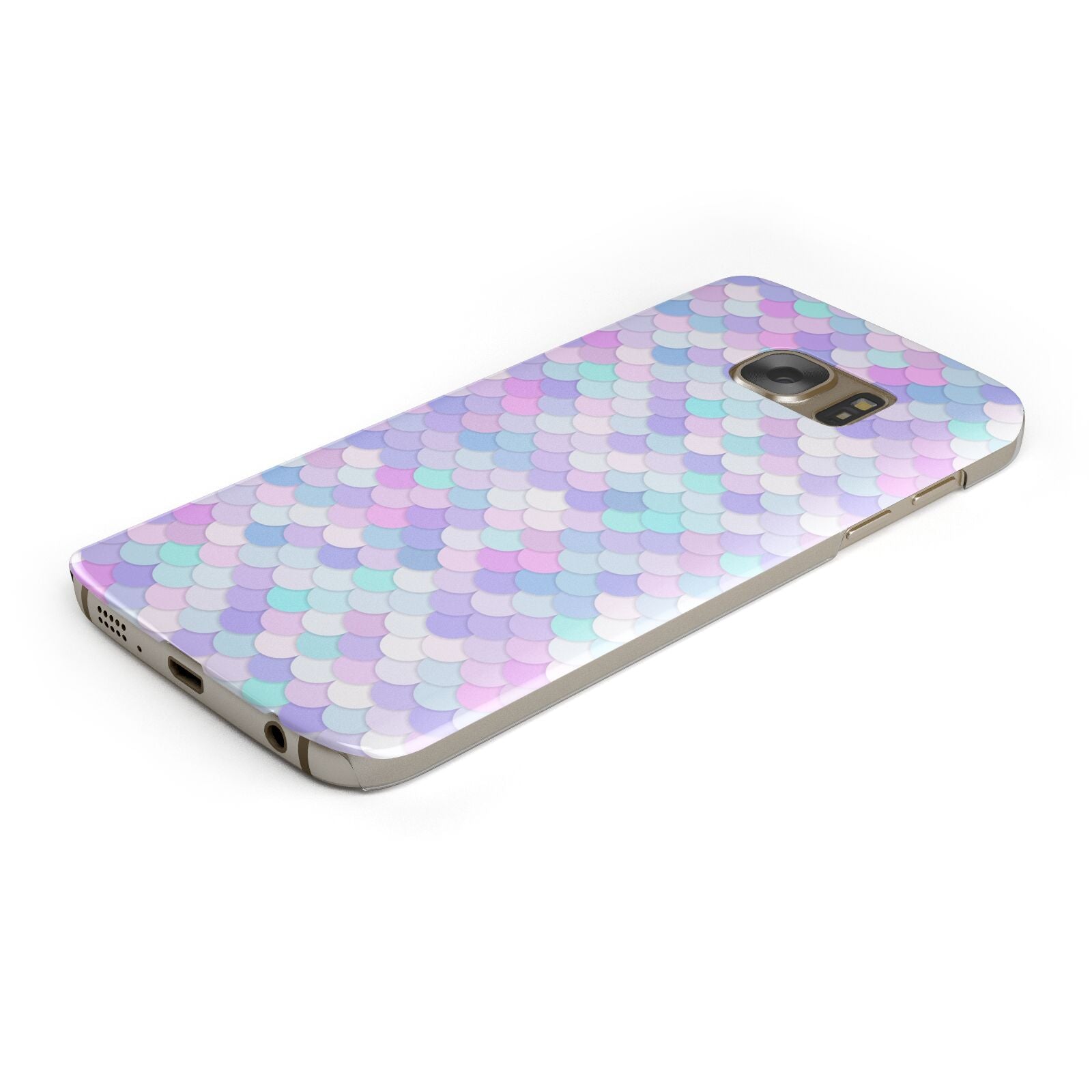 Mermaid Protective Samsung Galaxy Case Angled Image