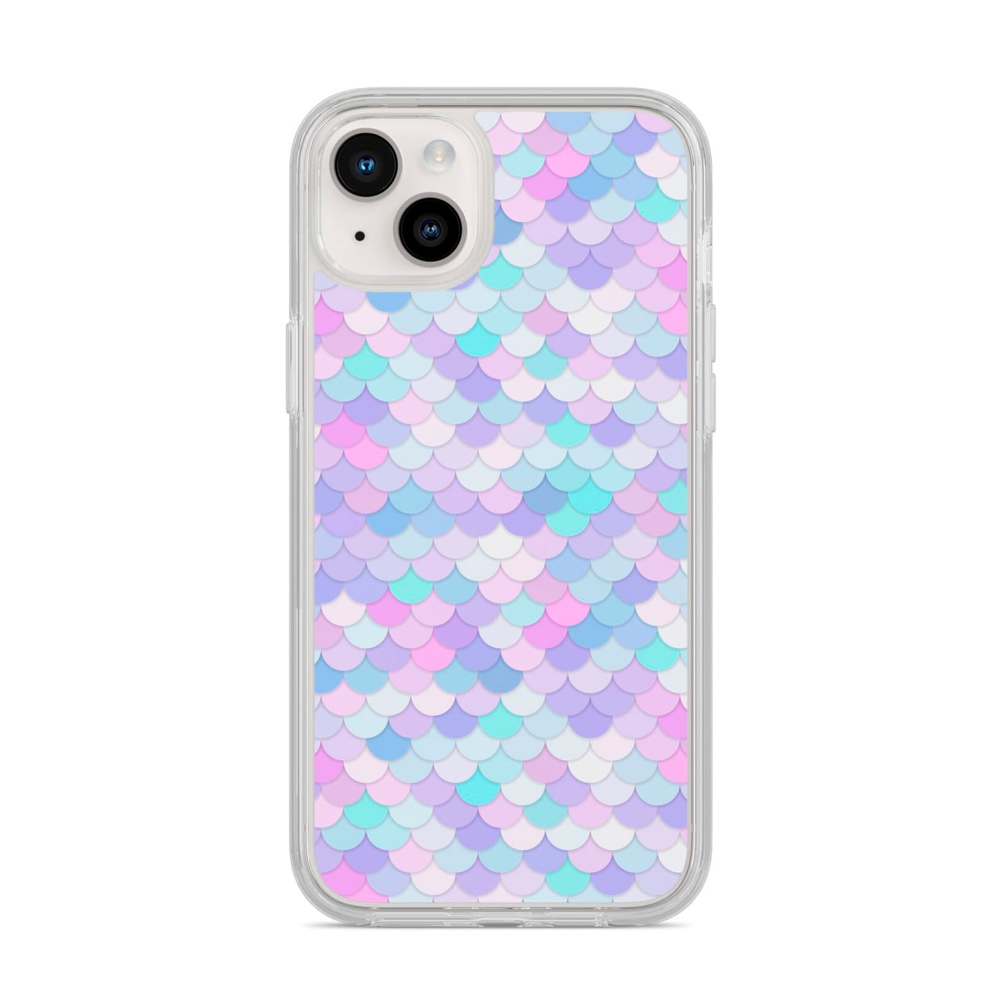 Mermaid iPhone 14 Plus Clear Tough Case Starlight